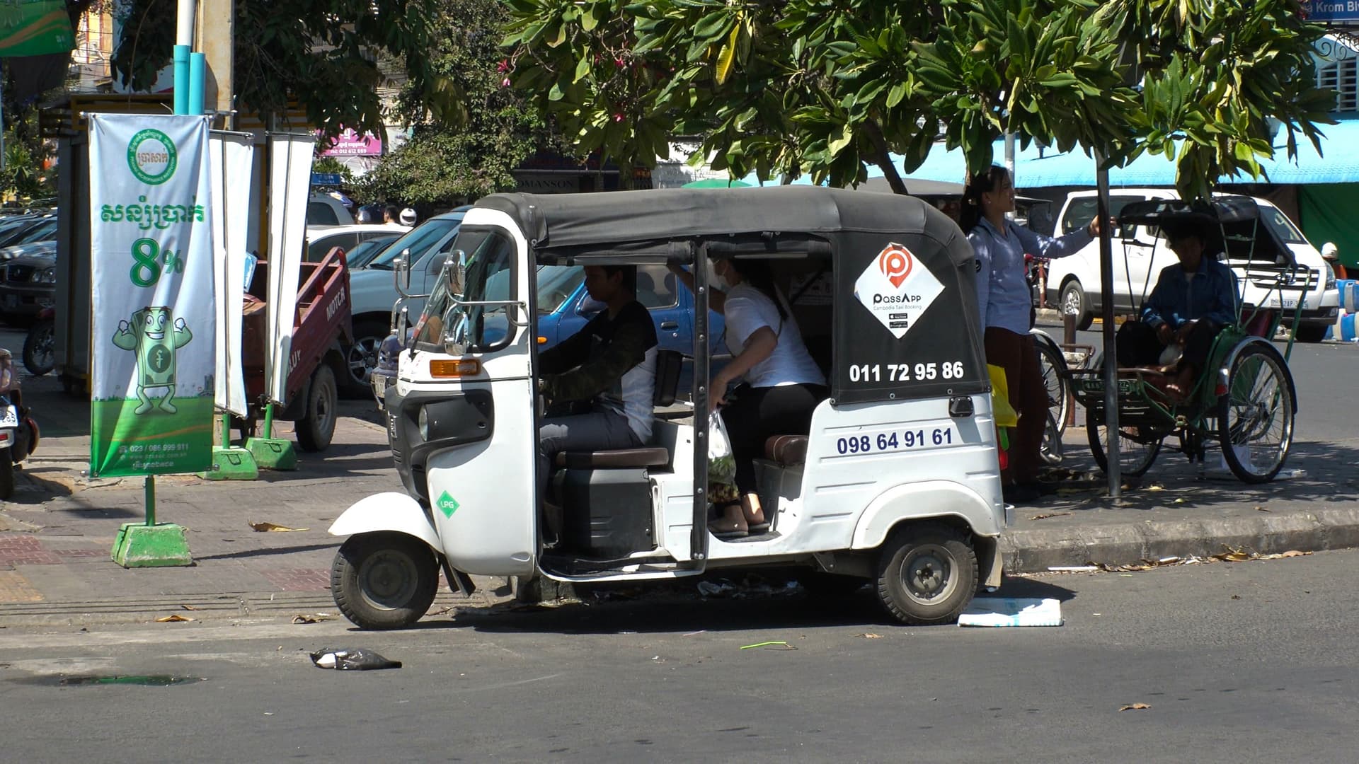 Tout sur les applications de tuk tuk au Cambodge !