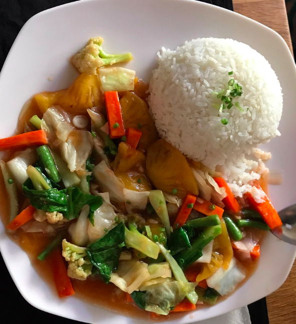 Manger végétarien au Cambodge