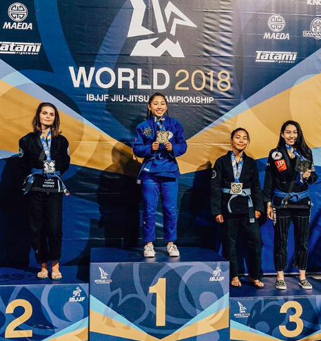 Jessa atteint la plus haute marche du podium aux championnats du monde en juin dernier